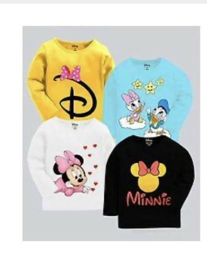 DISNEY full sleeves T-shirt (combo of 4)