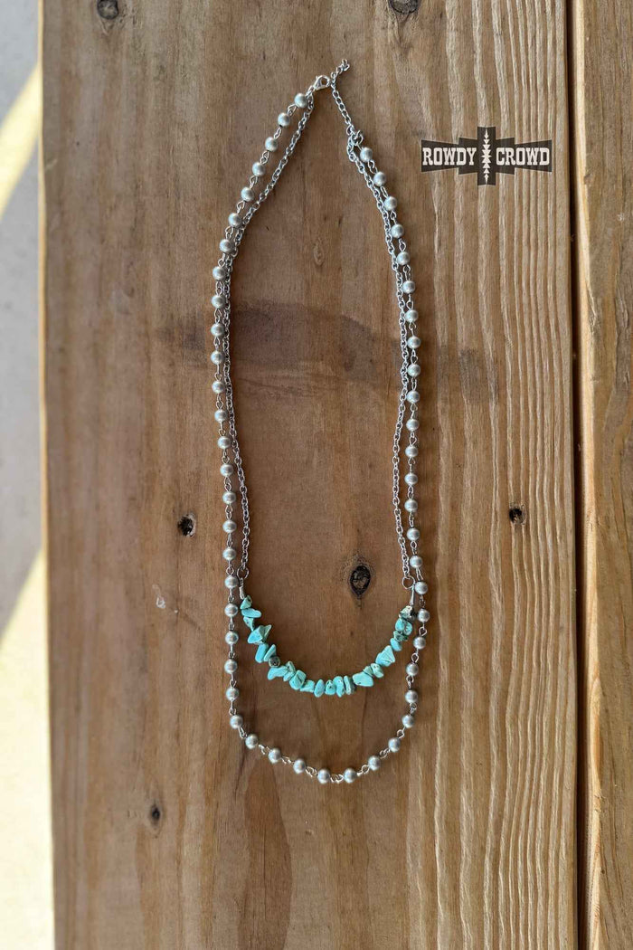 DS Turquoise Pearl Necklace
