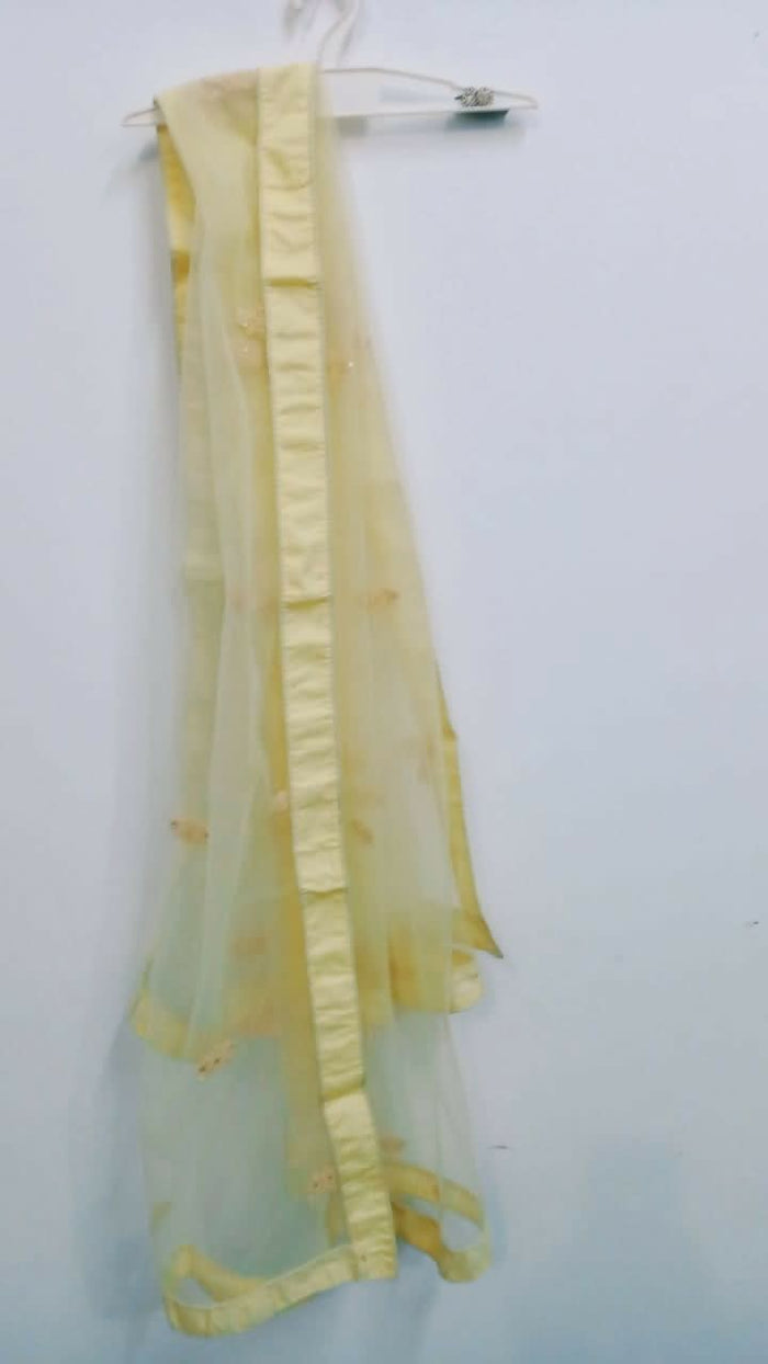 Elegant Cream Lehenga Choli Set for Girls | 3-Piece Traditional Outfit