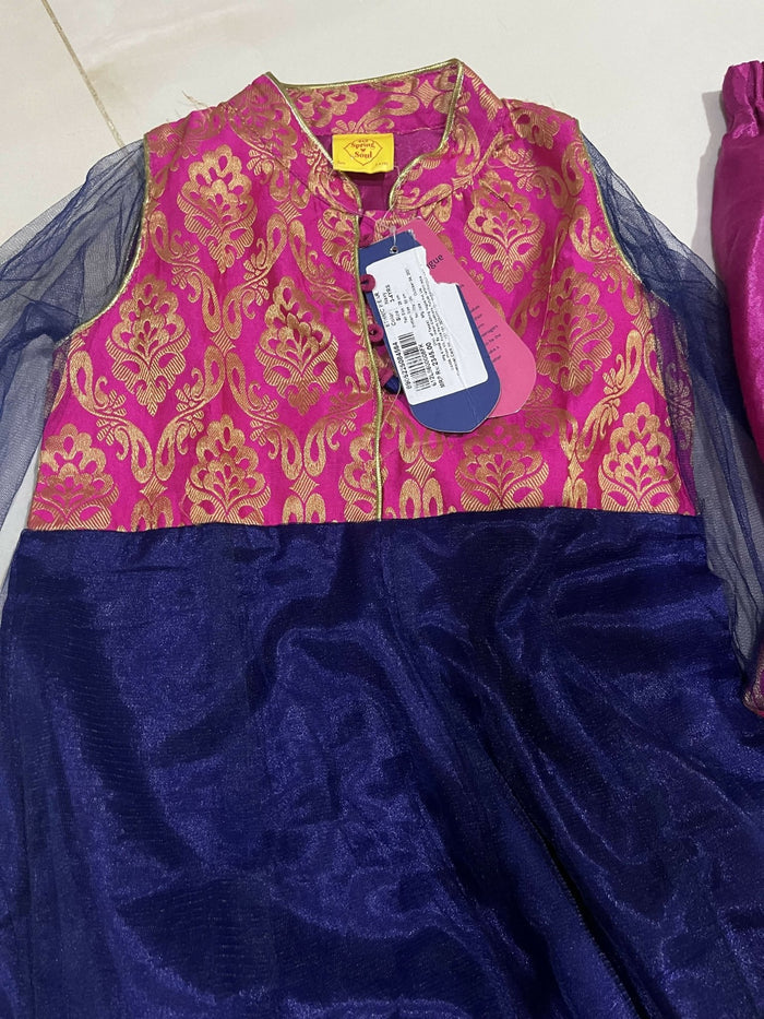 3-4 Y / Girl / Blue and Pink