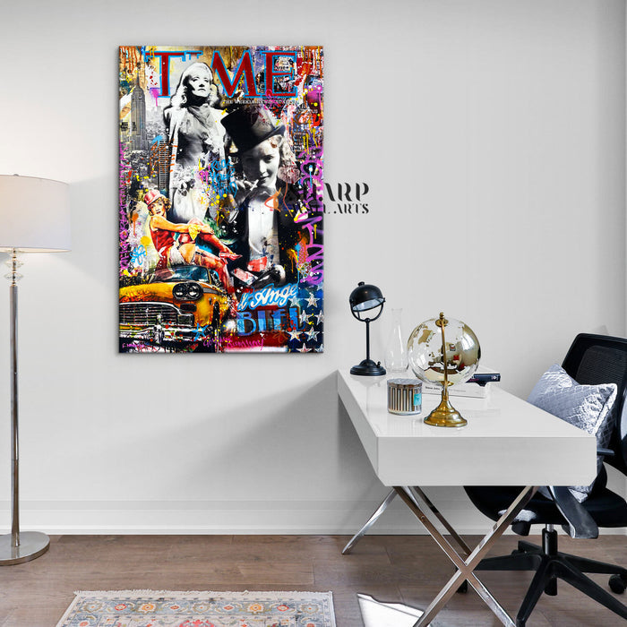 Famous New York Cover Magazine Canvas Wall Art