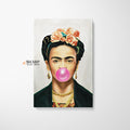 Frida Kahlo Bubble Gum Canvas Wall Art
