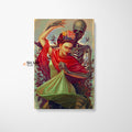 Frida Kahlo Dancing With Skeleton Canvas Wall Art