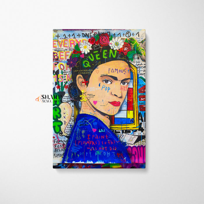 Frida Kahlo Famous Pop Art Canvas Print