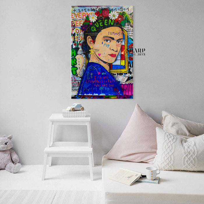 Frida Kahlo Famous Pop Art Canvas Print