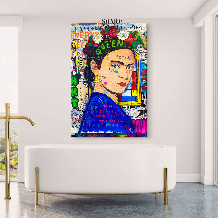 Frida Kahlo Famous Pop Art Canvas Print