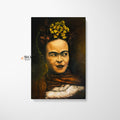 Frida Kahlo Portrait Painting Style Canvas Wall Art