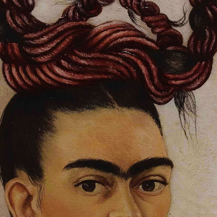 Frida Kahlo Self Portrait With A Scythe Canvas Wall Art