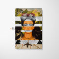 Frida Kahlo Self Portrait with Thorn Necklace and Joan Crawford Canvas Wall Art