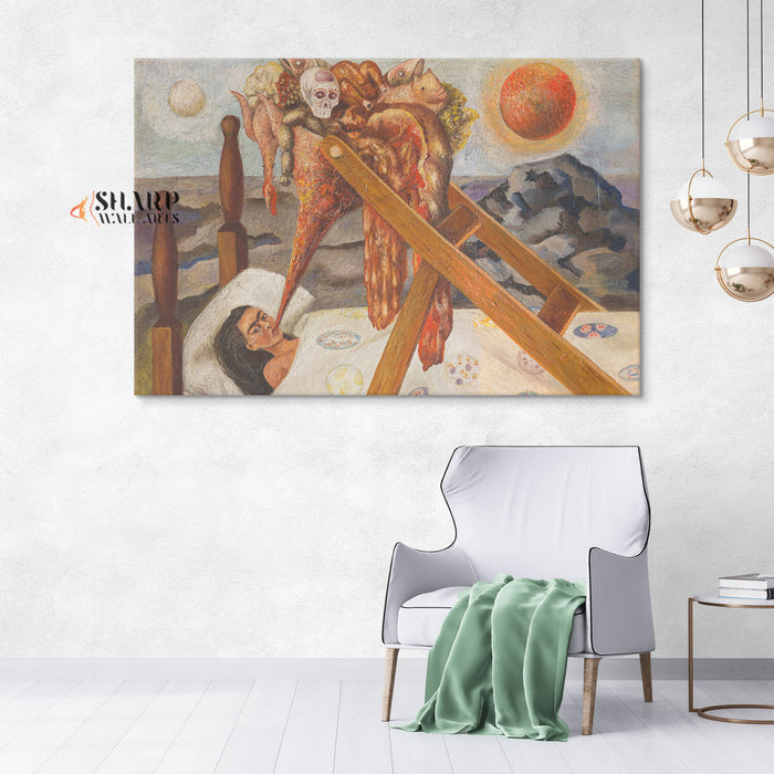 Frida Kahlo The Hopeless Canvas Wall Art