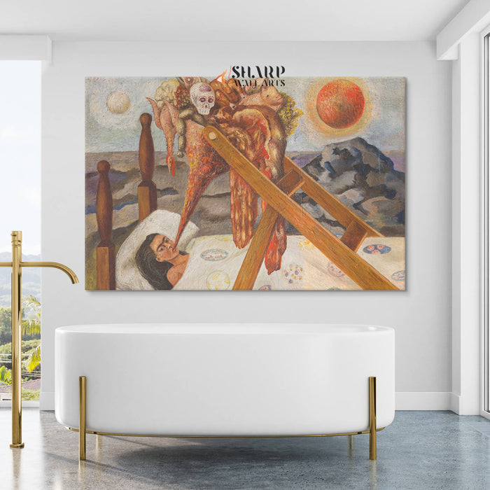 Frida Kahlo The Hopeless Canvas Wall Art