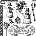 Frosty's Sweet Shoppe Decor Stamp™ by IOD (12"x12")