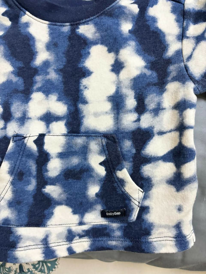 BABY GAP Blue Tie & Dye Co-ord Set – Stylish, Soft & Comfortable for Babies