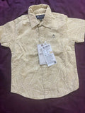 GINI & JONY cotton tropical print shirt – stylish half-sleeve outfit for boys, 2–3 years.