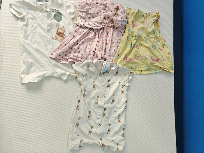 H&M Set of 4 Dresses for Baby Girl