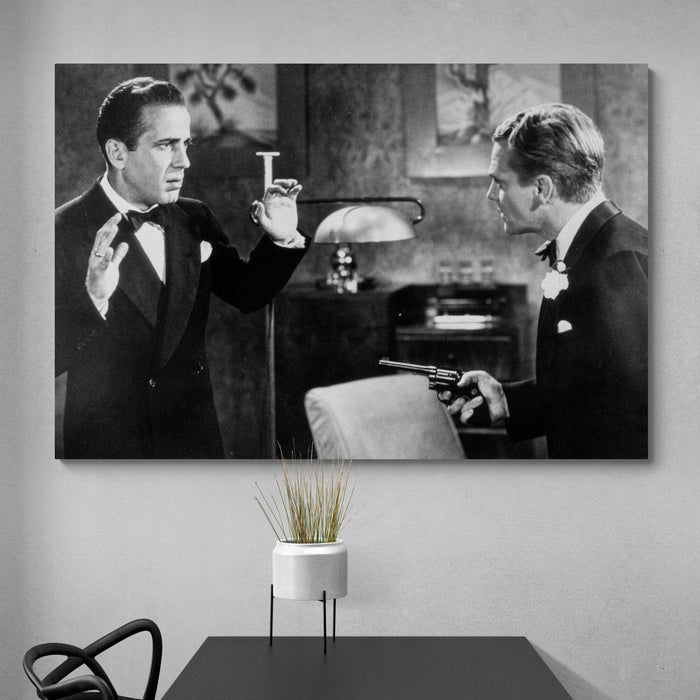 Humphrey Bogart And James Cagney In Angels With Dirty Faces Canvas Wall Art - SharpWallArts