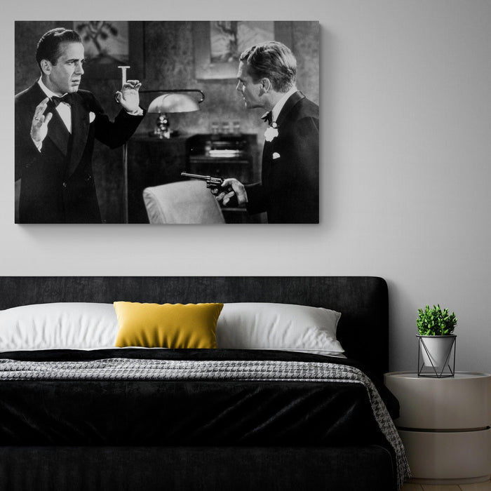 Humphrey Bogart And James Cagney In Angels With Dirty Faces Canvas Wall Art - SharpWallArts