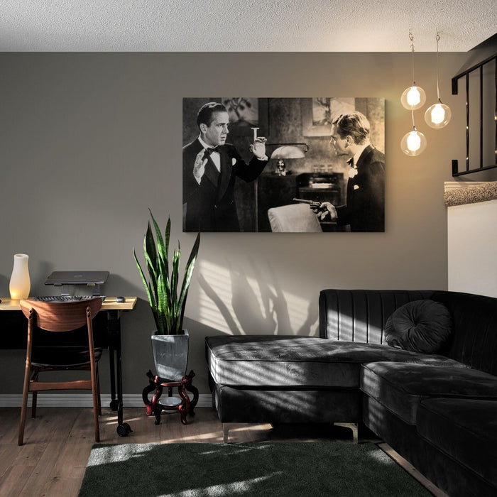 Humphrey Bogart And James Cagney In Angels With Dirty Faces Canvas Wall Art - SharpWallArts