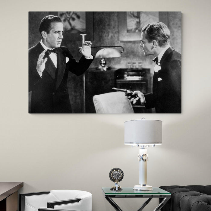 Humphrey Bogart And James Cagney In Angels With Dirty Faces Canvas Wall Art - SharpWallArts