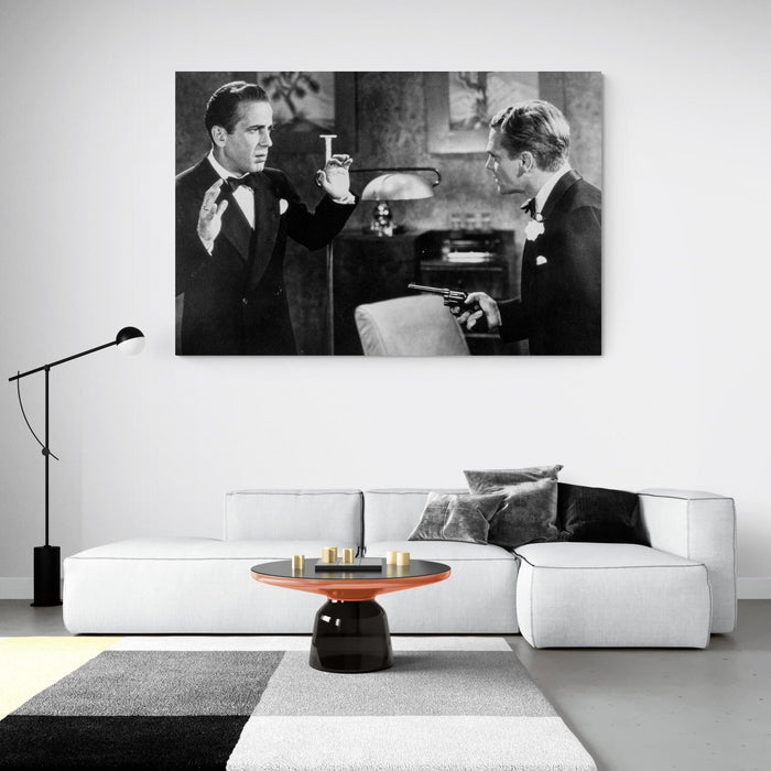 Humphrey Bogart And James Cagney In Angels With Dirty Faces Canvas Wall Art - SharpWallArts