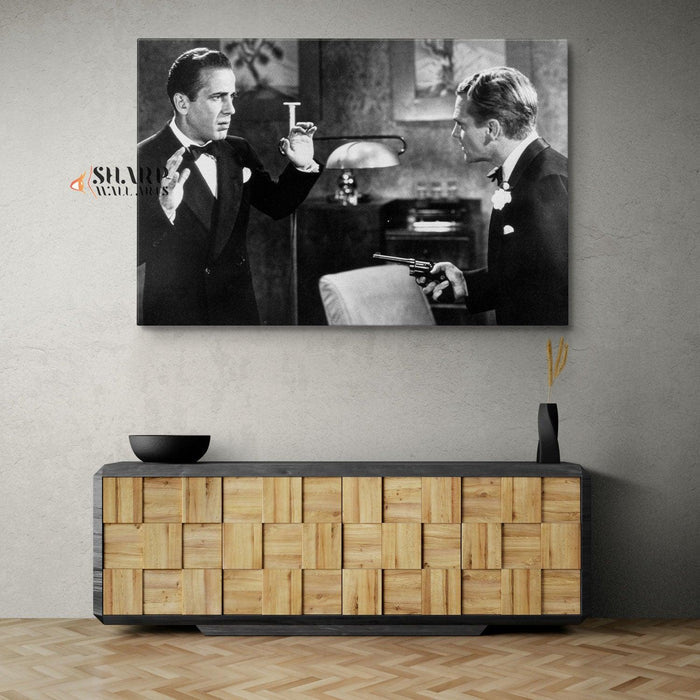 Humphrey Bogart And James Cagney In Angels With Dirty Faces Canvas Wall Art - SharpWallArts