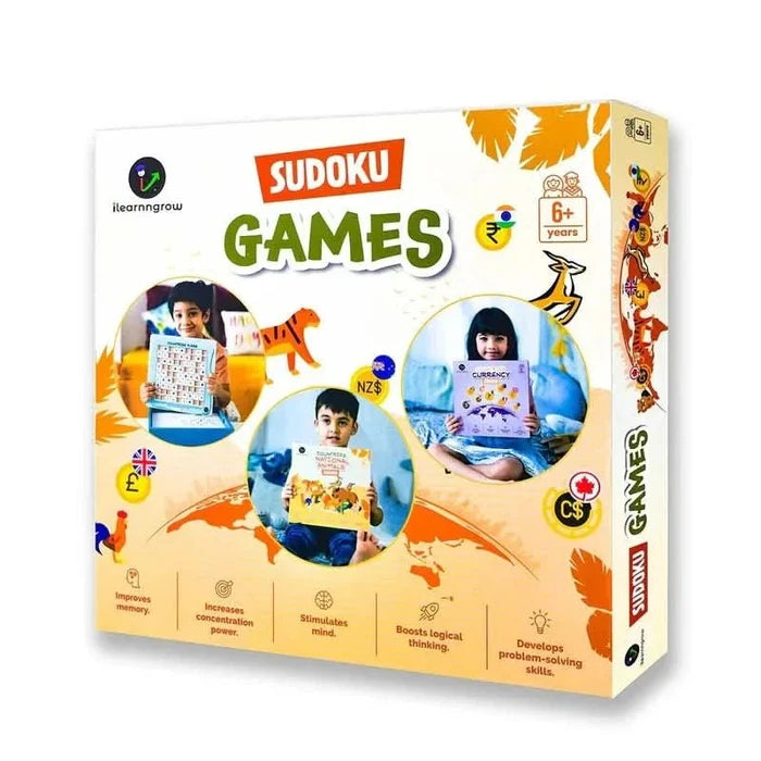 I LEARNN GROW  Countries Theme Sudoku Combo