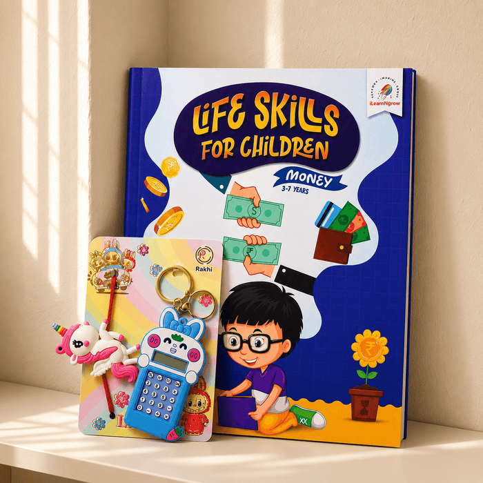 ILEARNNGROW  Financial Literacy Rakhi Combo