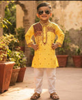 Kids Embroidered Kurta in Almost New condition, available in Delhi, featuring elegant embroidery, traditional styling, and a comfortable design for weddings, festivals, family functions, and special occasions.
