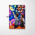 Love You To The Moon And Back Canvas Wall Art