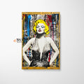 Marilyn Monroe Graffiti Canvas Wall Art