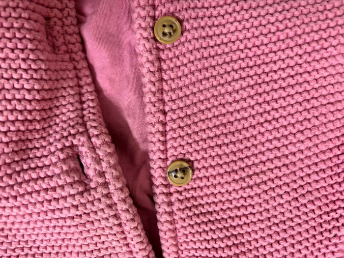 Wrap your little one in cozy comfort with this thick pure cotton hooded cardigan