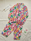 MELLOW Butterfly Nest full sleeves nightsuit with soft comfortable fabric, charming butterfly-themed design, full-sleeve coverage, and a cozy fit for bedtime and lounging.