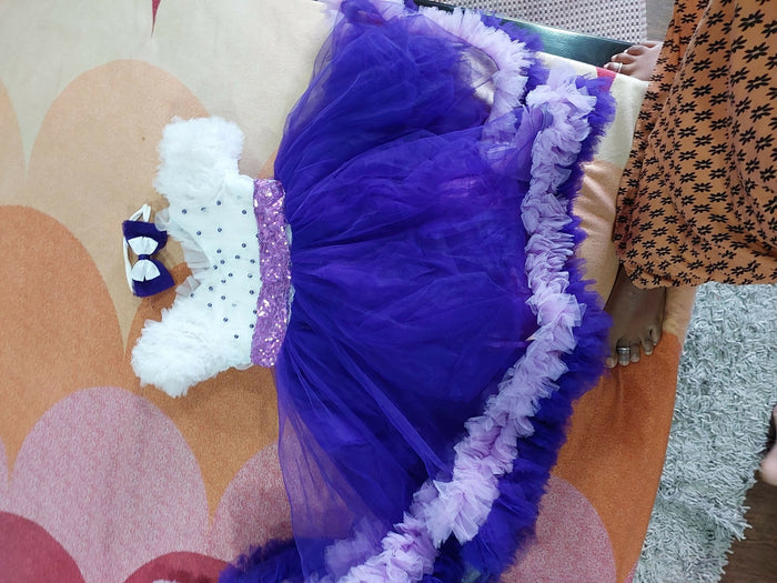 Mom Daughter Twinning Dress for 1st Birthday