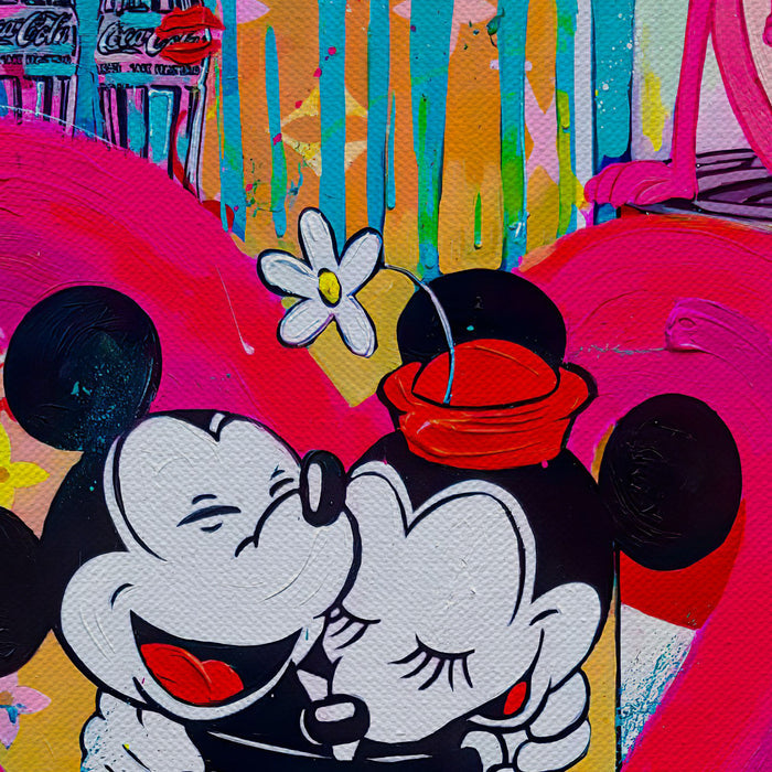 Mouse Love Canvas Wall Art