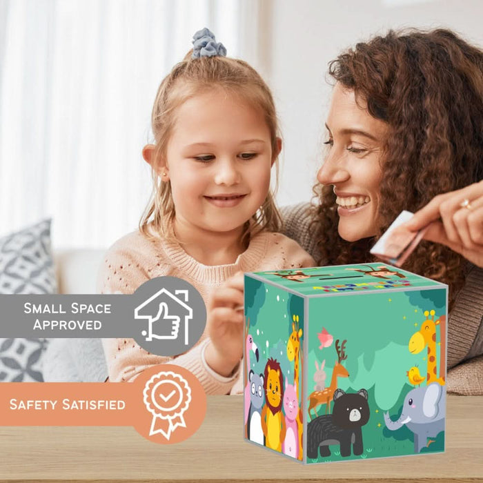 My Money Box Personalised - Jungle Treasure (Piggy Bank)