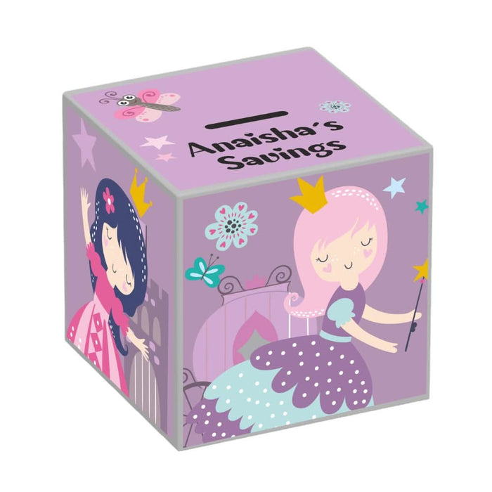 My Money Box Personalised - Princess Treasure Chest (Piggy Bank)