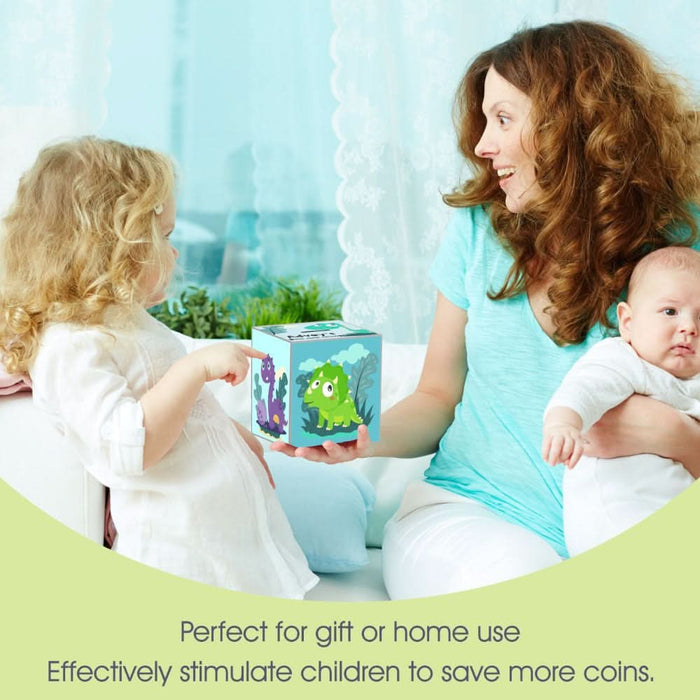 My Money Box Personalised - Roar & Save (Piggy Bank)