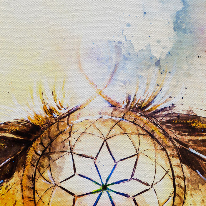 Native American Spirit Animal Canvas Wall Art