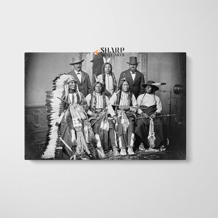 Native American Wall Art Canvas