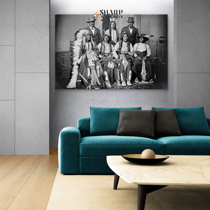 Native American Wall Art Canvas
