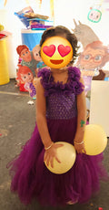 Party Long Frock /Purple