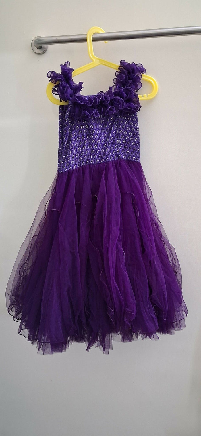 Party Long Frock /Purple