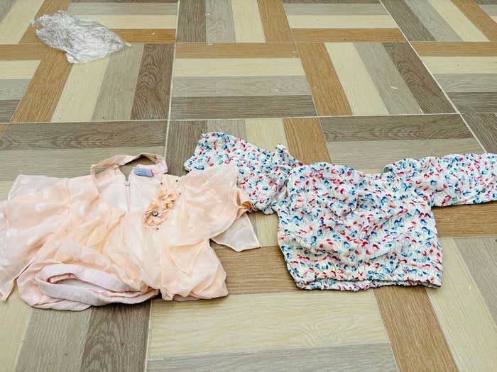 Party Wear Top for Baby Girl Set of 4