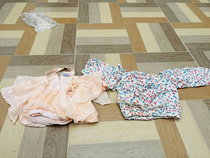 Party Wear Top for Baby Girl Set of 4