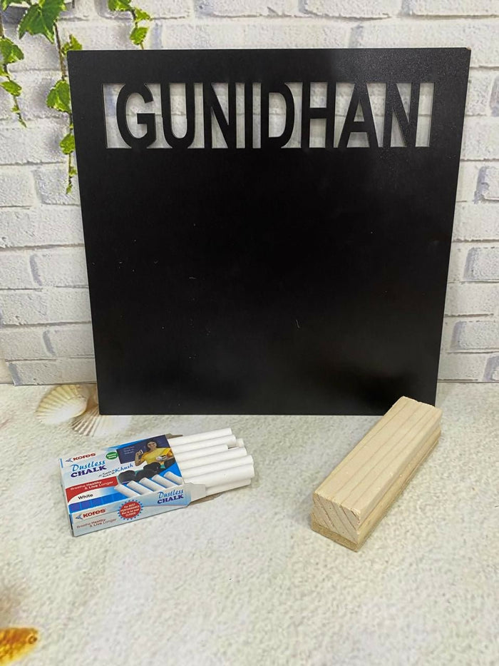 Black chalkboard