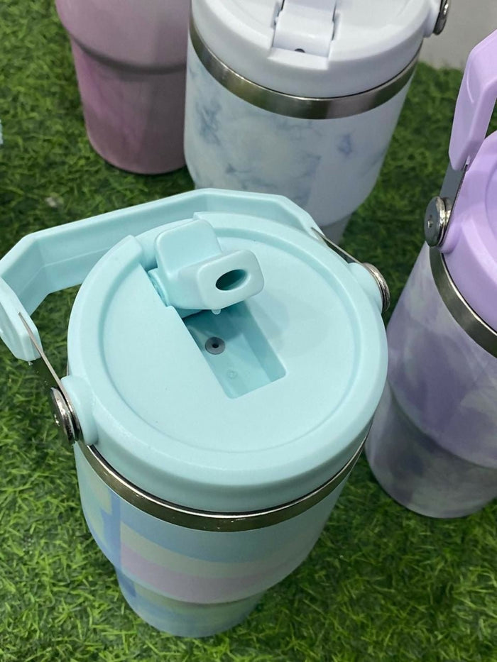 Personalized Texture Print Travel Tumbler – 600ml