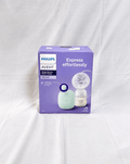 Philips Avent SCF395/11 Single Electric Breast Pump with USB power, BPA-free components, adjustable suction settings, soft silicone cushion, and compact design. Brand new and factory sealed.