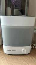 PHILIPS AVENT Steriliser/Sterilizer for baby bottles and feeding accessories with efficient steam sterilization, spacious capacity, BPA-free compatibility, and a compact design for hygienic everyday use.