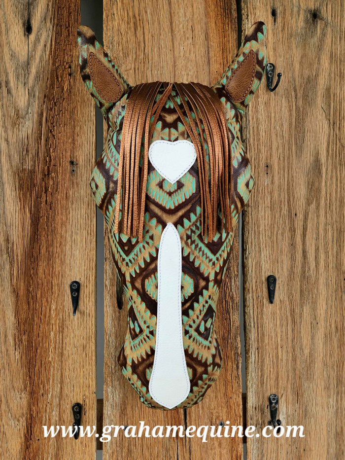 Pillow Pony Aztec Green