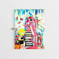 Pink Panther Fashionista Canvas Wall Art